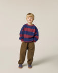 Blue Stripes Sweatshirt