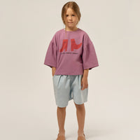 HAPPY BOOTS PURPLE KIDS TSHIRT