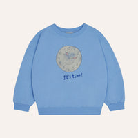 IT'S TIME OVERSIZED KIDS SWEATSHIRT