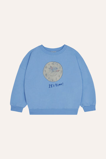 IT'S TIME OVERSIZED KIDS SWEATSHIRT