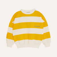 YELLOW STRIPES OVERSIZED KIDS SWEATSHIRT