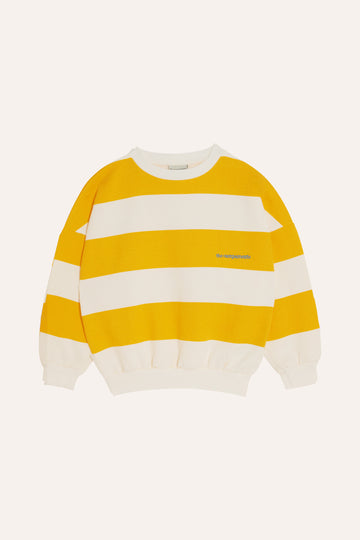 YELLOW STRIPES OVERSIZED KIDS SWEATSHIRT