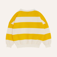 YELLOW STRIPES OVERSIZED KIDS SWEATSHIRT