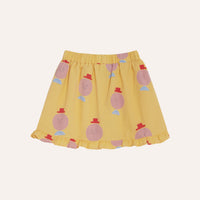 MR. HAPPY MAN YELLOW KIDS SKIRT