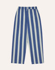 Blue Stripes Washed Trousers