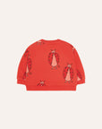 Ladybug allover baby sweatshirt