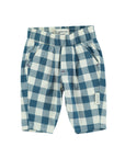 Baby Blue & white checkered trousers