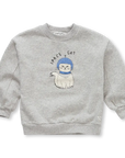 Sweater space cat grey melange