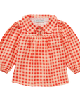 Girls Check Blouse
