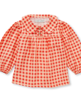 Girls Check Blouse