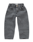 Denim pants washed black