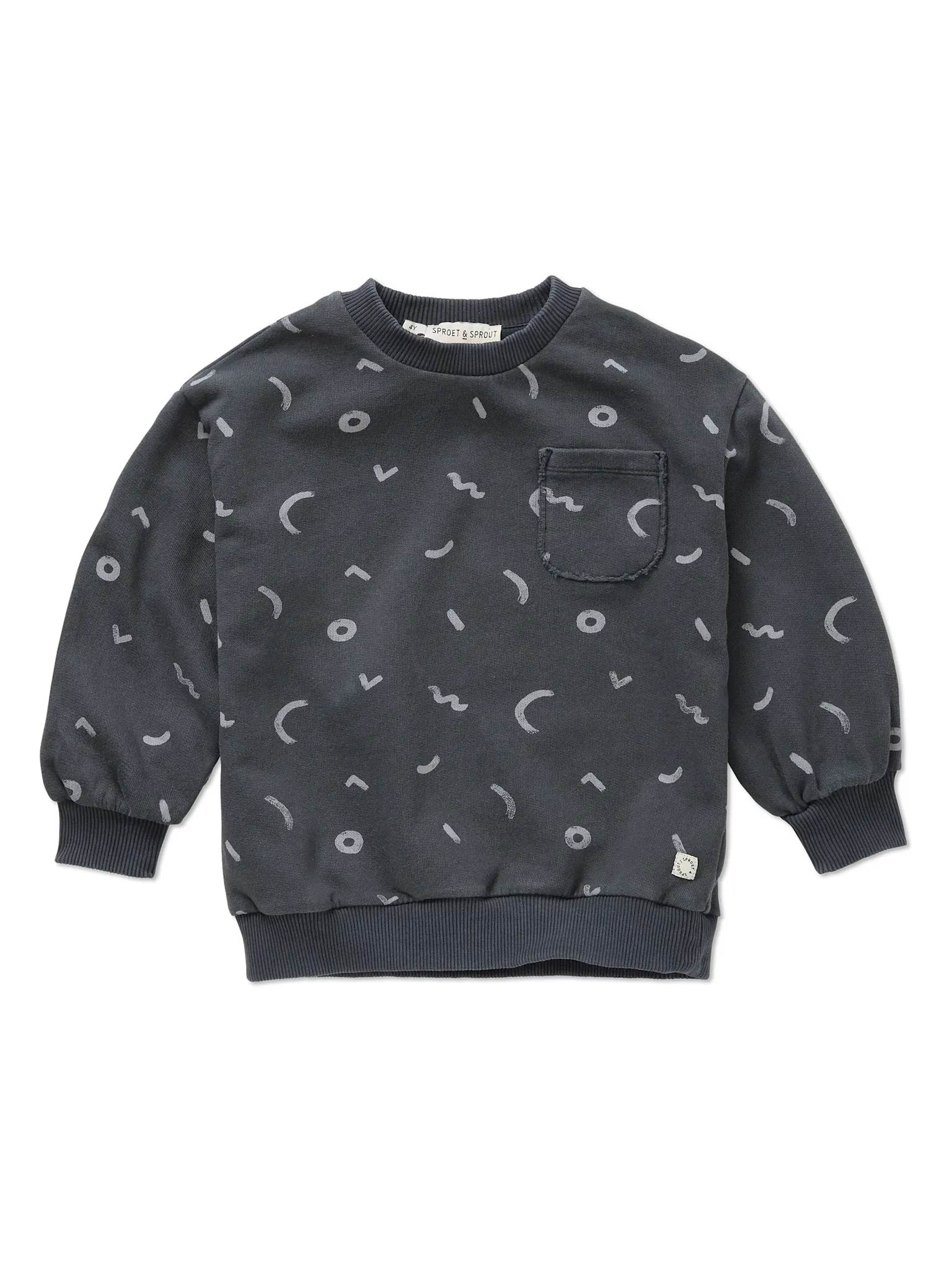 Sweatshirt painters brush print