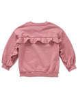 Sweatshirt ruffles back