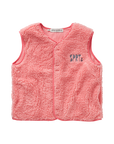 Loose teddy gilet