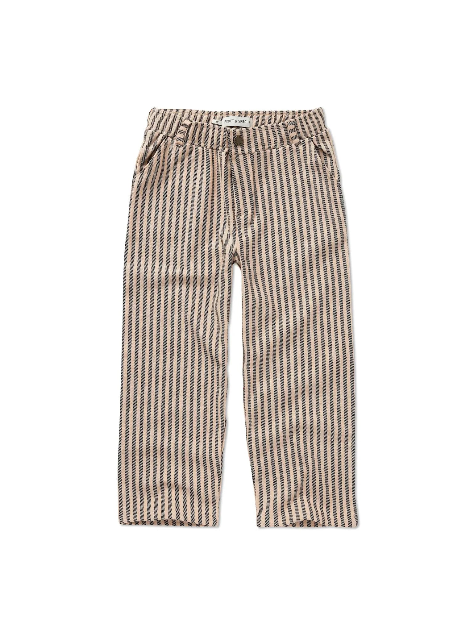 Chino pants jersey stripe