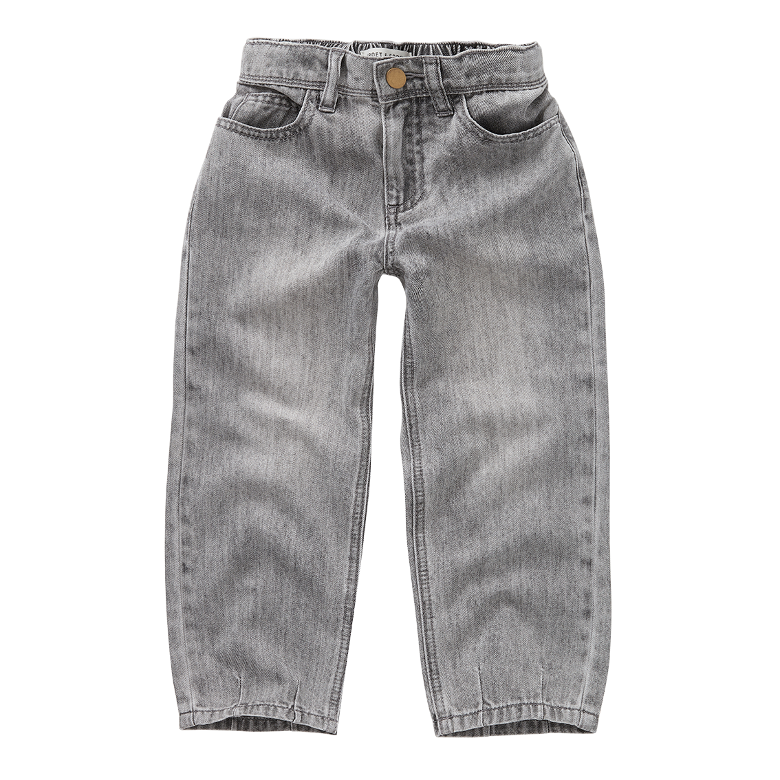 Loose denim pants grey