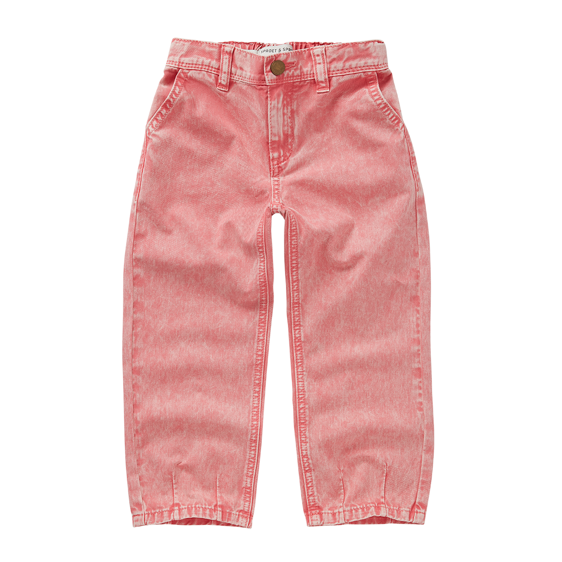 Loose denim pants bloom