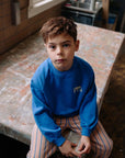 Sweatshirt logo blue