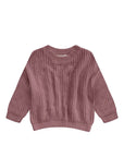 Oversized sweater mauve