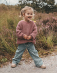 Oversized sweater mauve