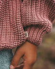 Oversized sweater mauve