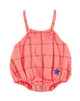 Babyromper pink checkered