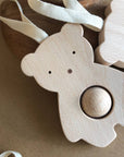 Wooden bear rattle - JOJO