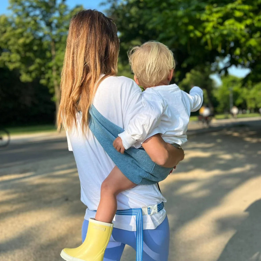 Toddler carrier denim