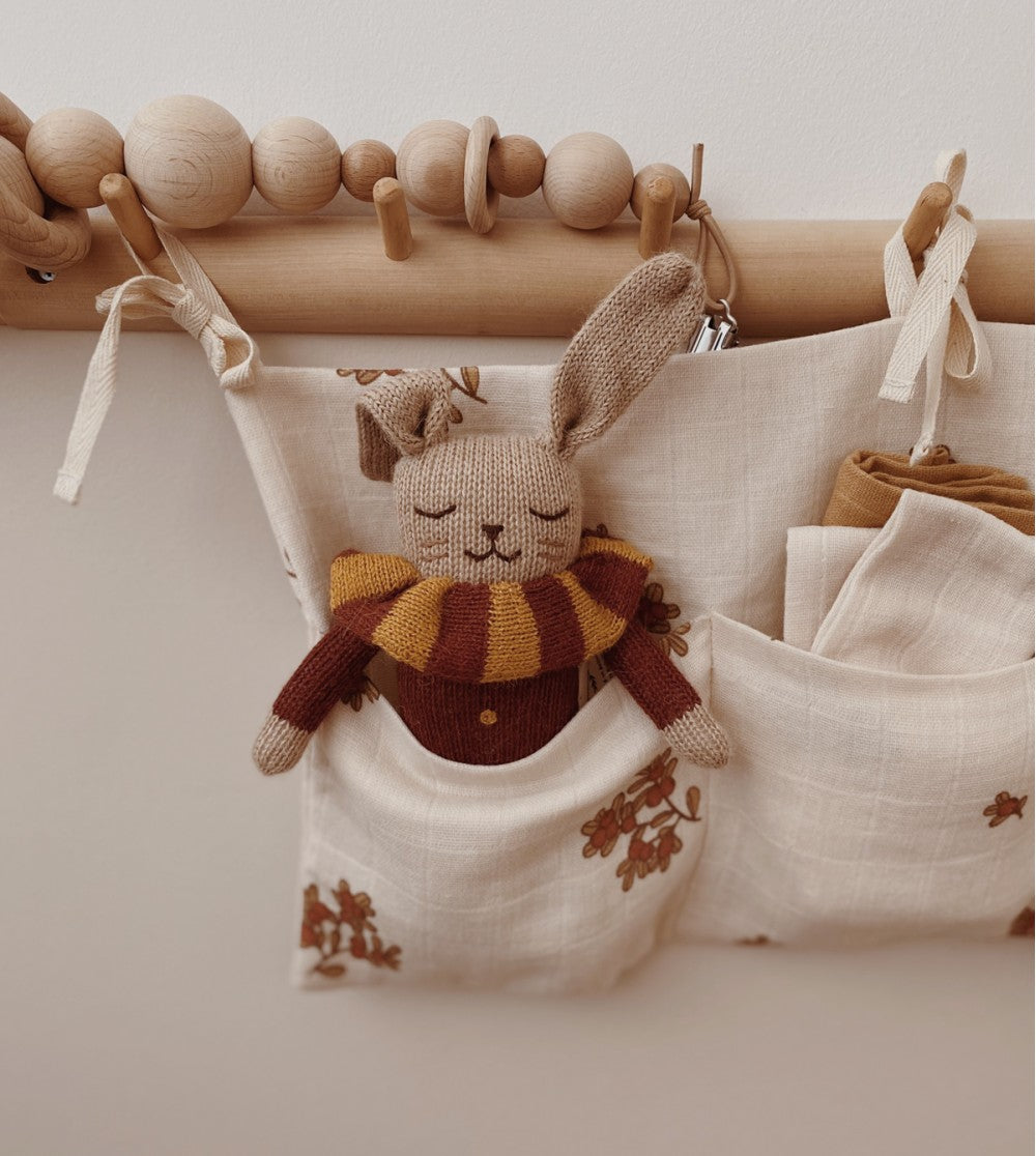 Bunny knit toy sienna
