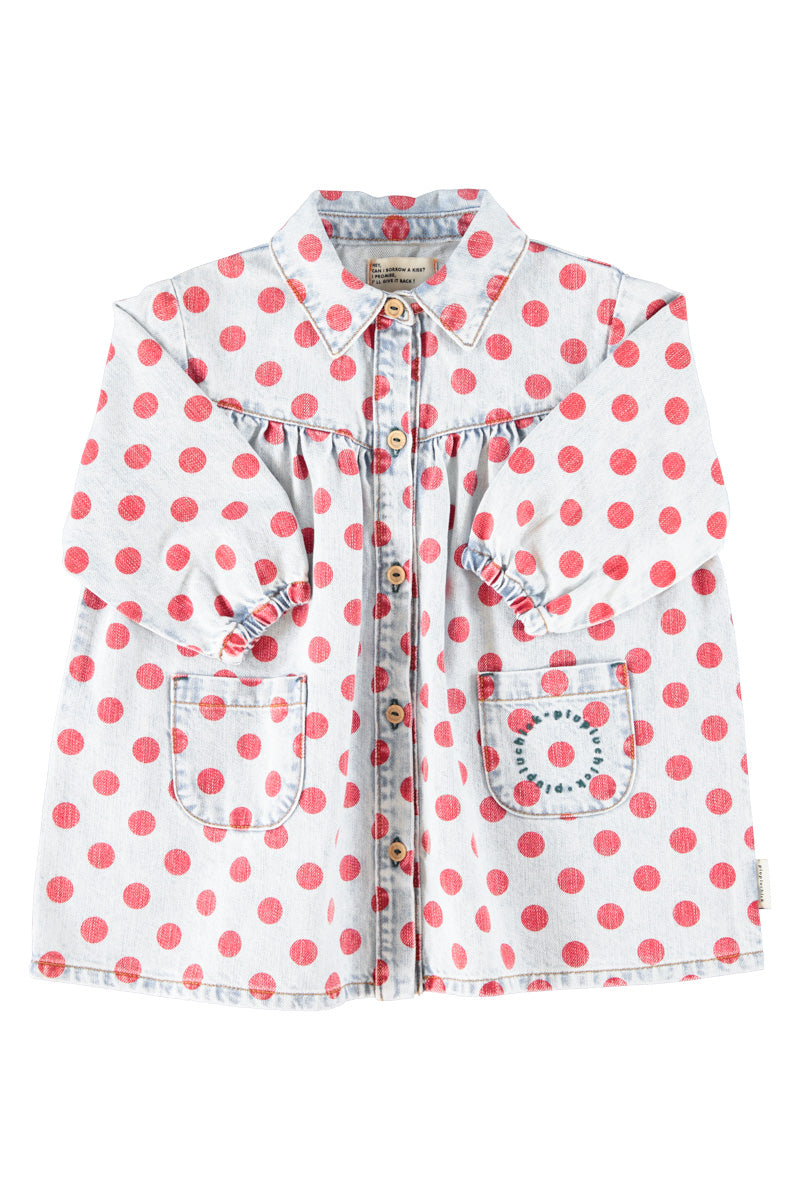 Polka dot short dress