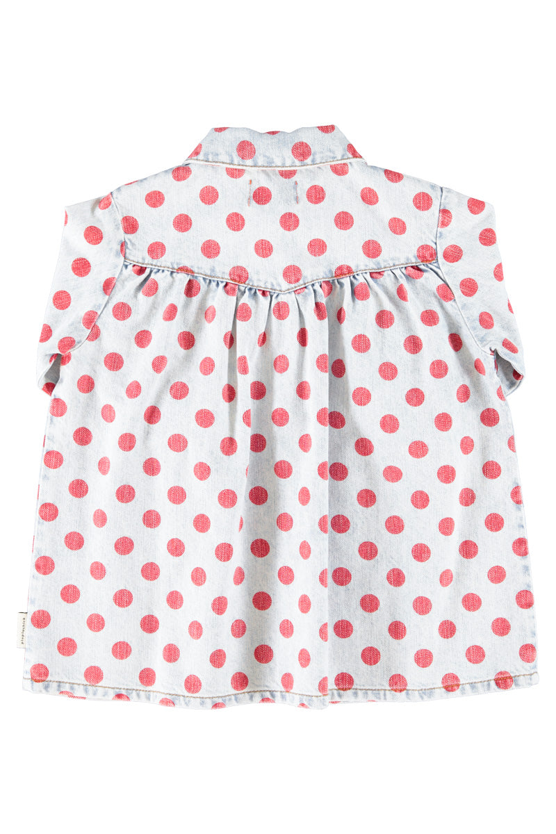 Polka dot short dress