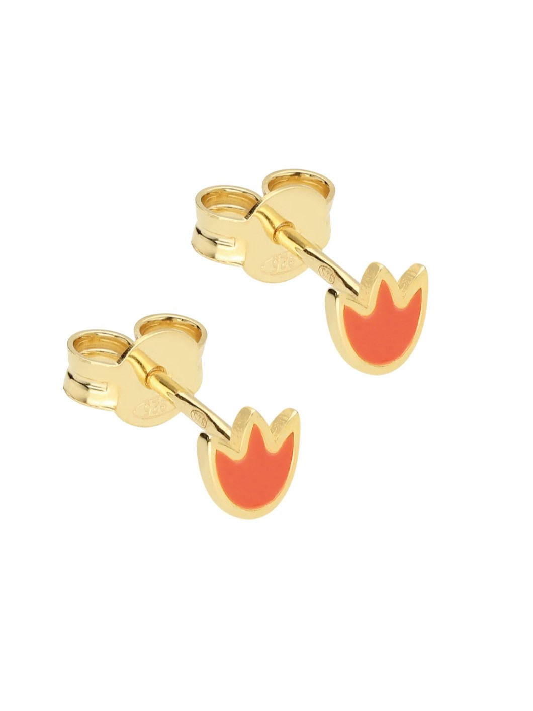 Tulip Studs orange