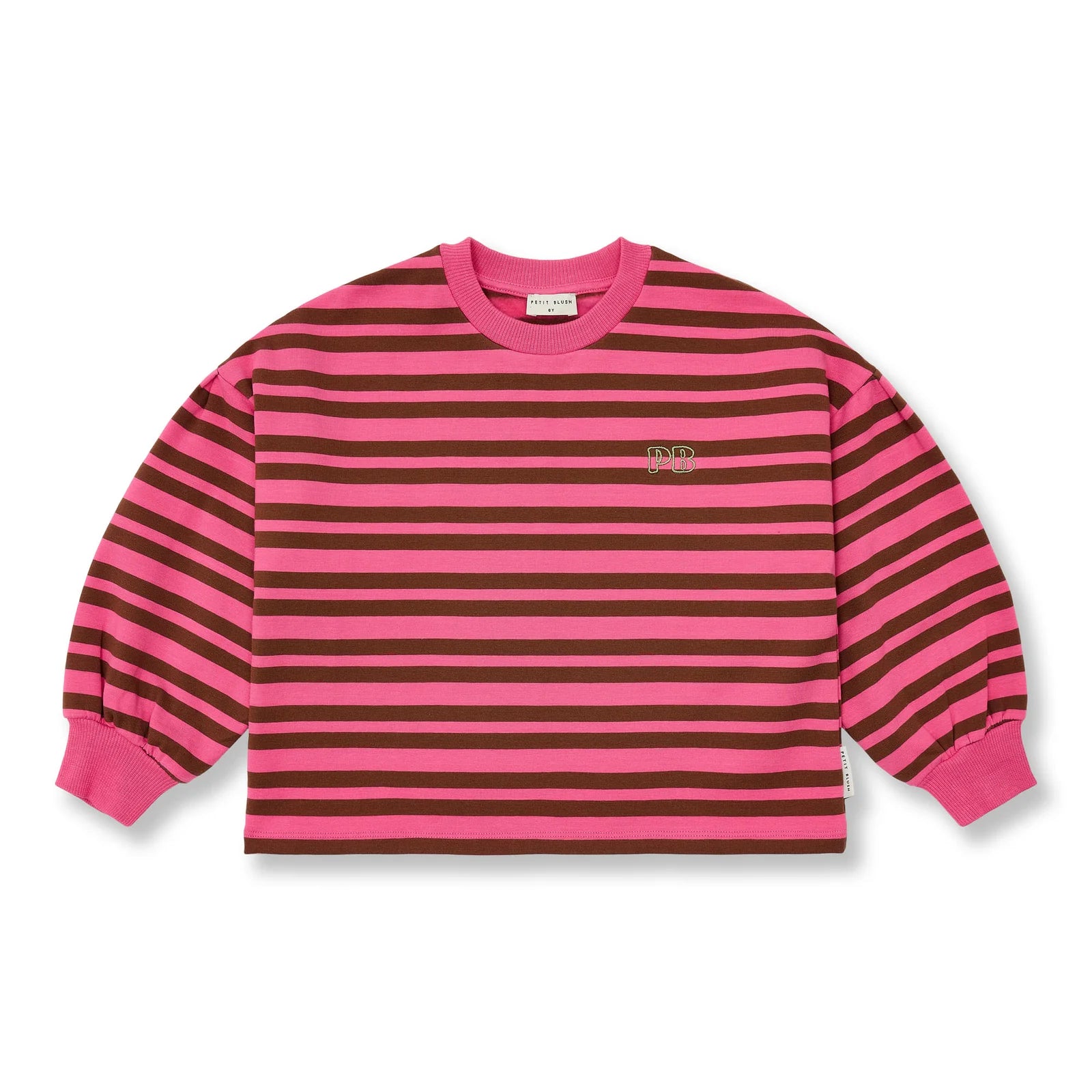 Easy Sweater Stripe | Stripe Pink/Brown