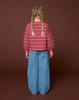 Easy Sweater Stripe | Stripe Pink/Brown