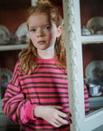 Easy Sweater Stripe | Stripe Pink/Brown