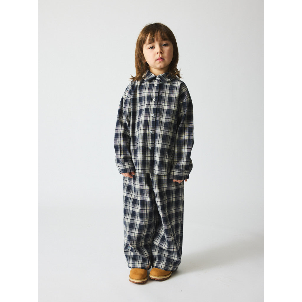 Francis Navy check pants