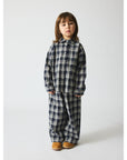 Francis Navy check pants