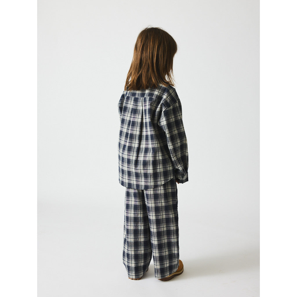 Francis Navy check pants