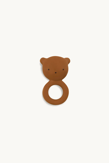 Gommu ring bear almond