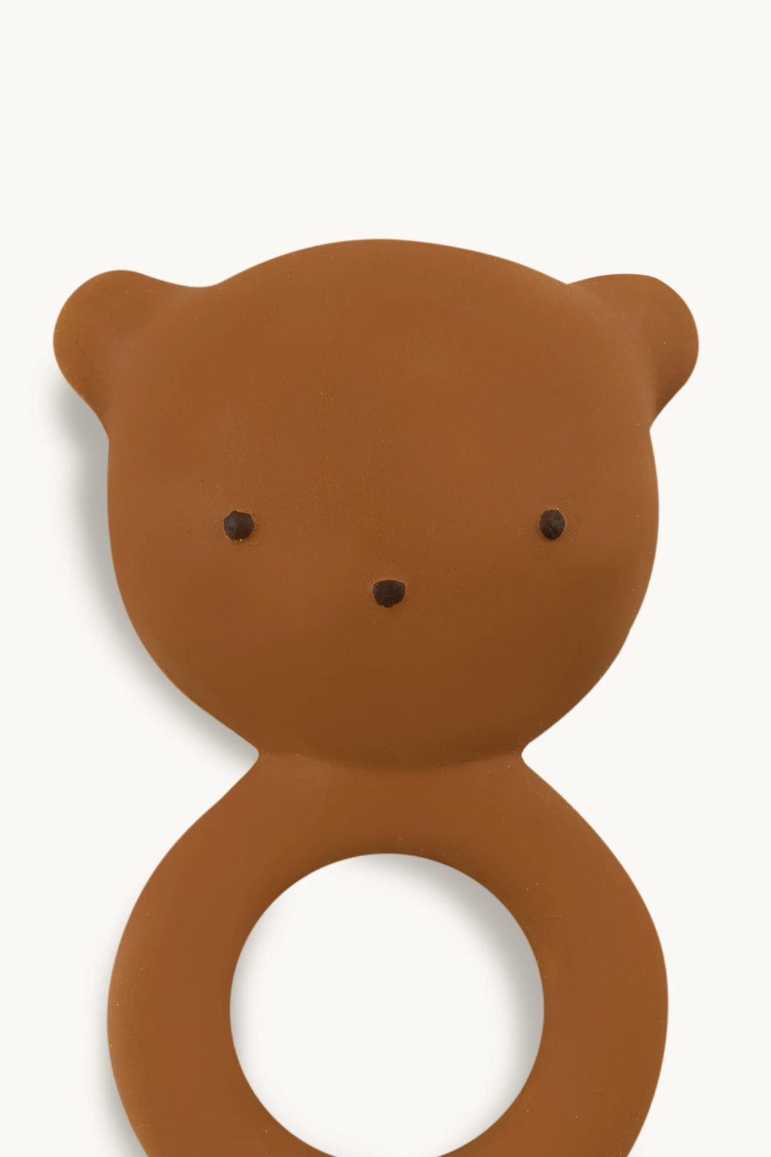 Gommu ring bear almond