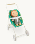 Gommu striped stroller green