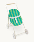 Gommu striped stroller green