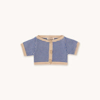 Gommu Gommu blue striped cardigan