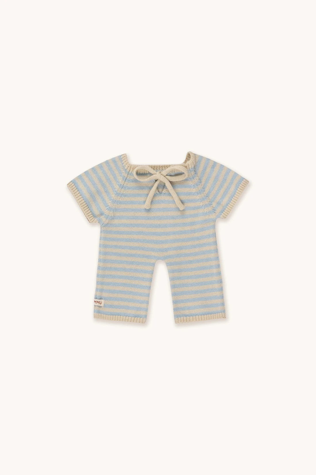 Gommu Gommu Thin Stripes Long One-Piece light blue