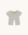 Gommu Gommu Thin Stripes Long One-Piece light blue