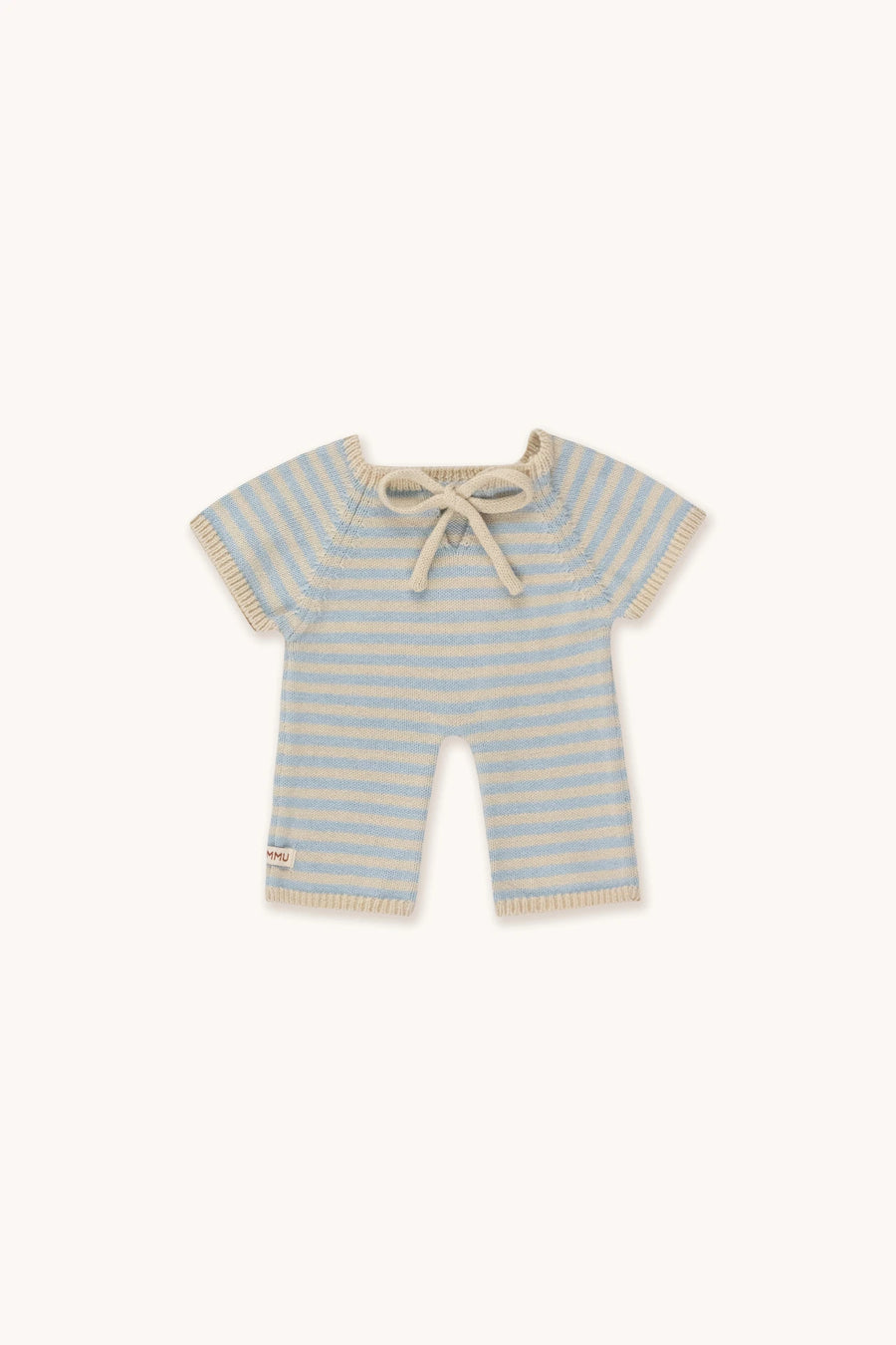 Gommu Gommu Thin Stripes Long One-Piece light blue