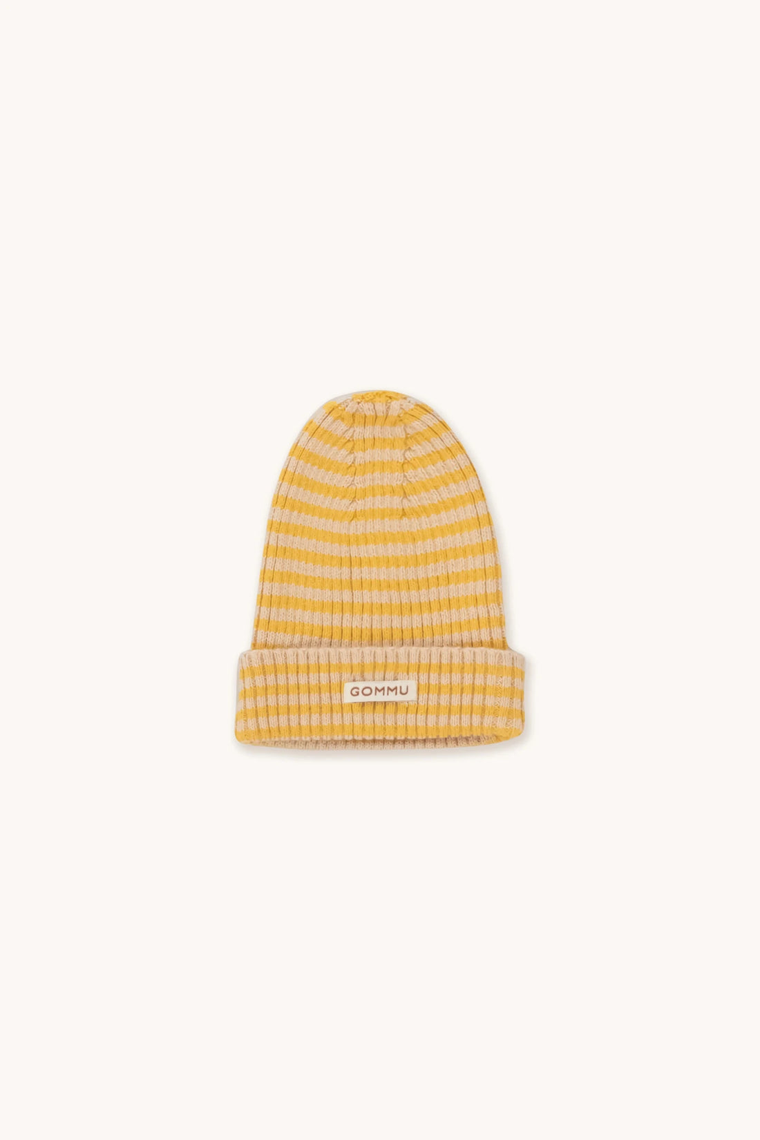 Gommu beanie french stripes yellow