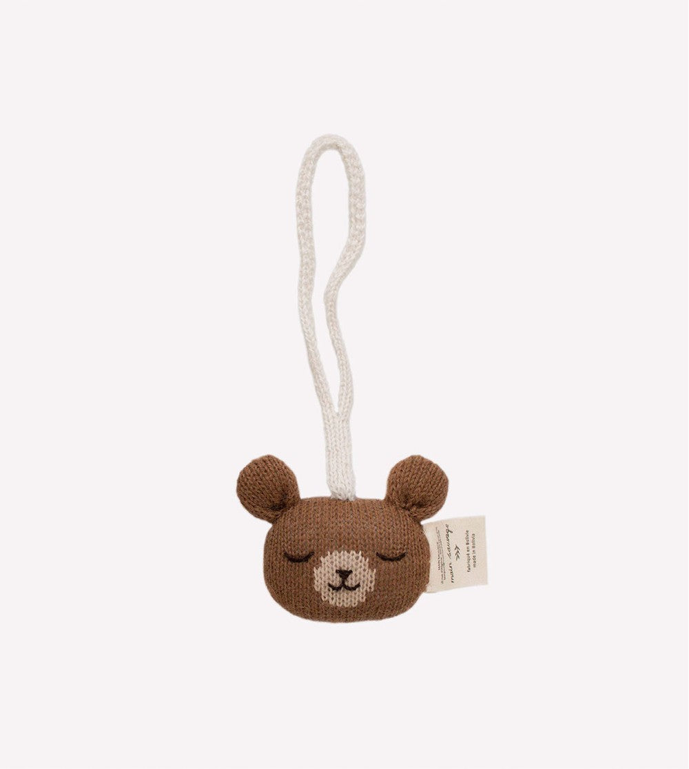 Hanging rattle teddy