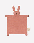 Knit cuddle cloth bunny rose