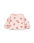 LADYBUG ALL OVER PRINT JERSEY SWEATER